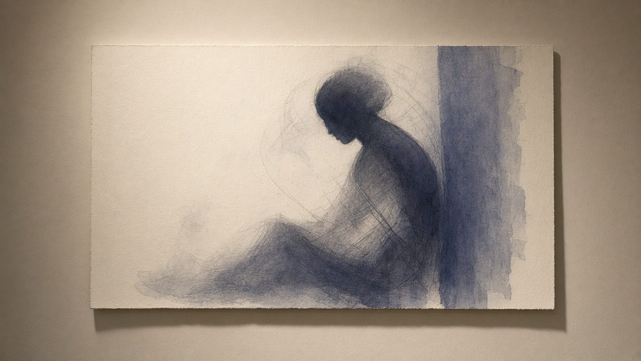 Figure in Indigo